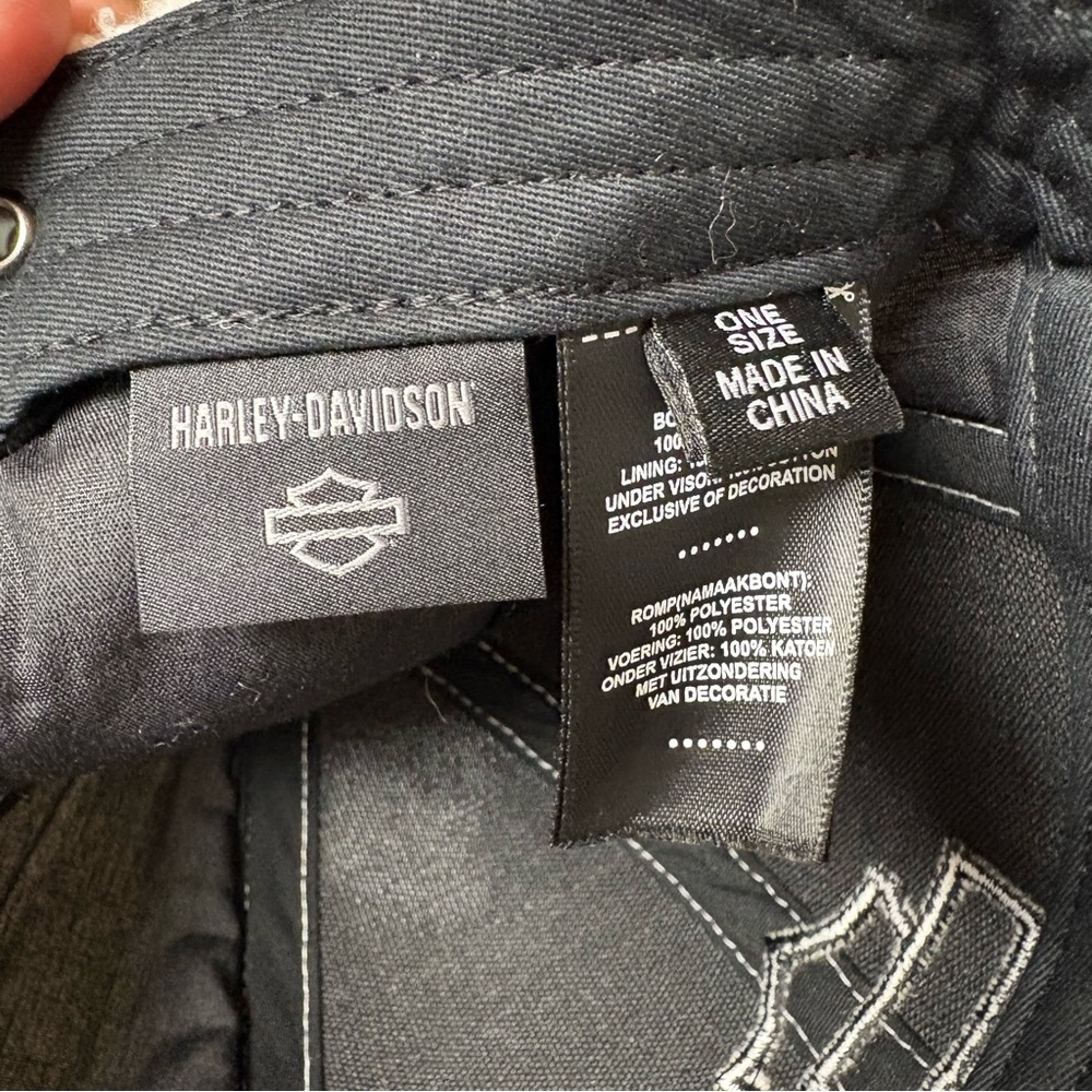 Harley Davidson Shield Sherpa Hat - Picture 7 of 7